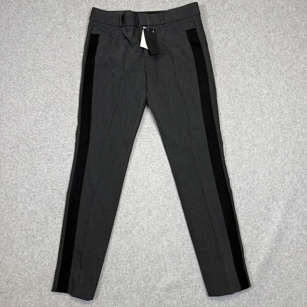Brand New Banana Republic Women's Size 0 Sloan Grey Low Rise Ankle Pants Dress